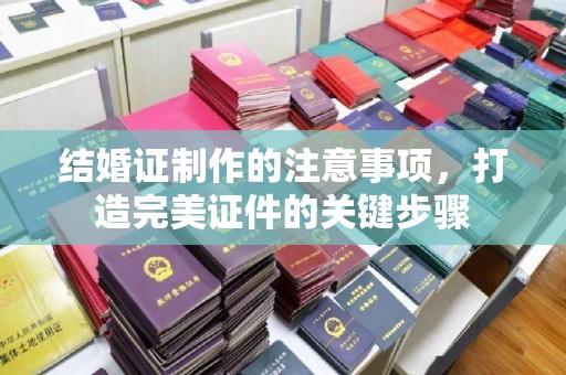 溧阳结婚证制作的注意事项，打造完美证件的关键步骤