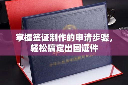 溧阳掌握签证制作的申请步骤，轻松搞定出国证件
