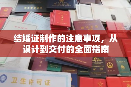 溧阳结婚证制作的注意事项，从设计到交付的全面指南