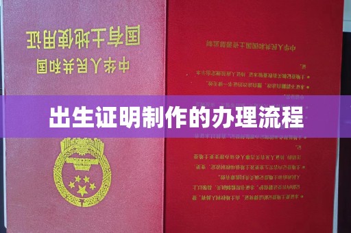 溧阳出生证明制作的办理流程